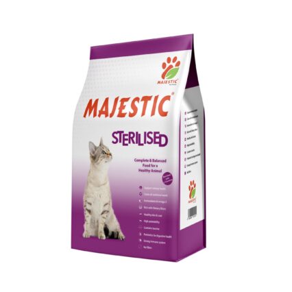 ماجيستك طعام جاف للقطط المعقمة