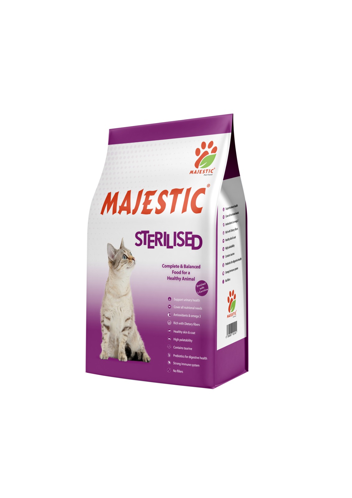 ماجيستك طعام جاف للقطط المعقمة